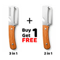 🥇5-in-1 Multi-Use Premium Stainless Steel Peeler – Peeler + Slicer + Bottle Opener