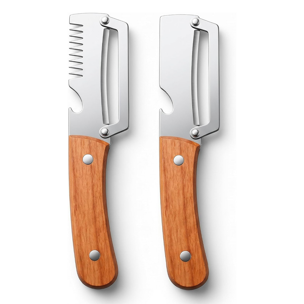 🥇5-in-1 Multi-Use Premium Stainless Steel Peeler – Peeler + Slicer + Bottle Opener