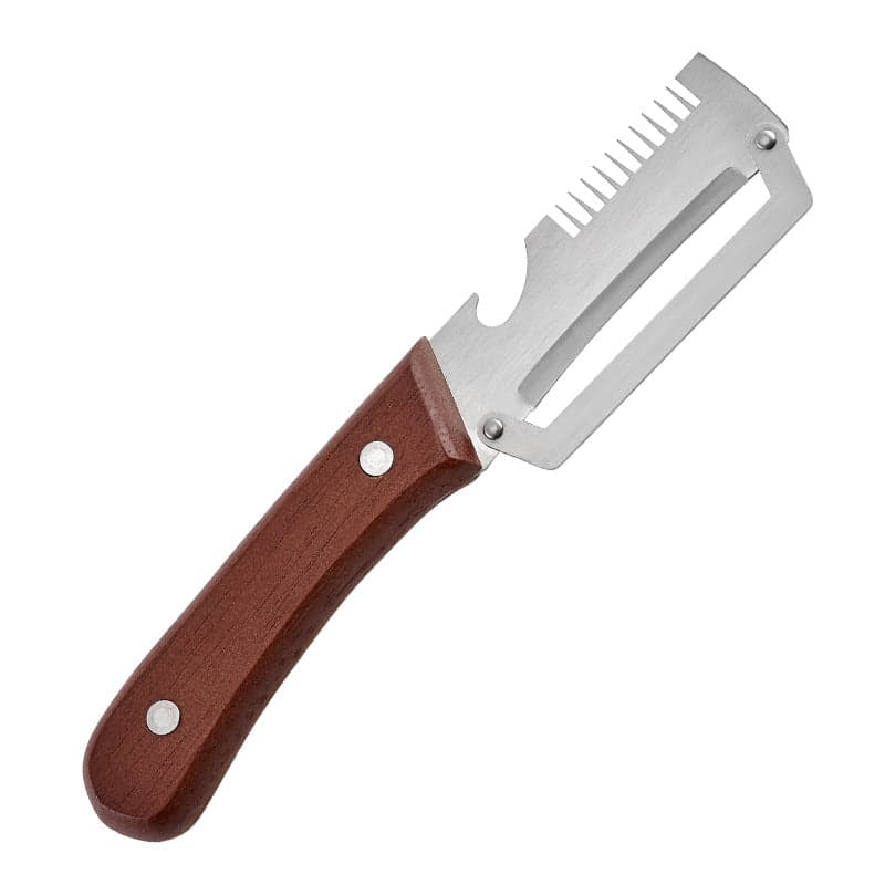 🥇5-in-1 Multi-Use Premium Stainless Steel Peeler – Peeler + Slicer + Bottle Opener